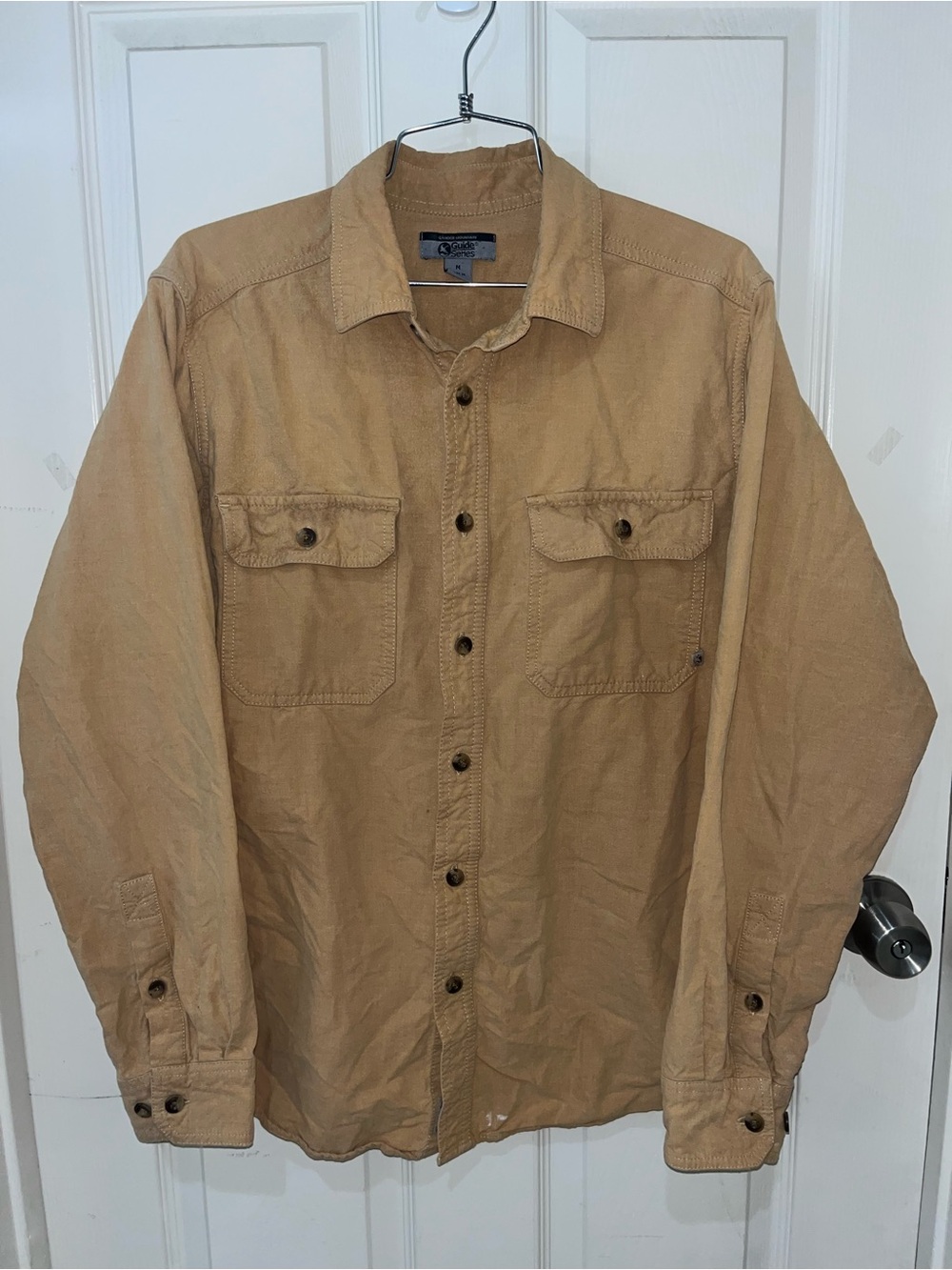 Vintage Gander Mountain Men's Button-Front Shirt Jacket - Tan